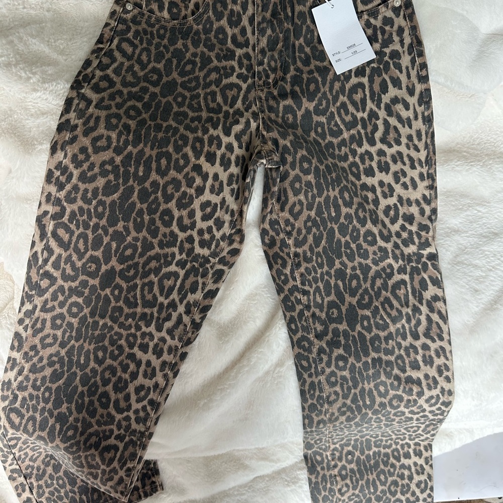 Leopard Print Women's Jeans